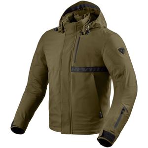Chaqueta de moto Revit Montana H2O verde oscuro