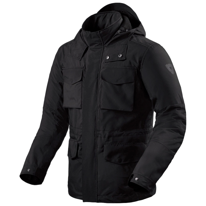 Chaqueta de moto Revit Triomphe 2 H2O negra