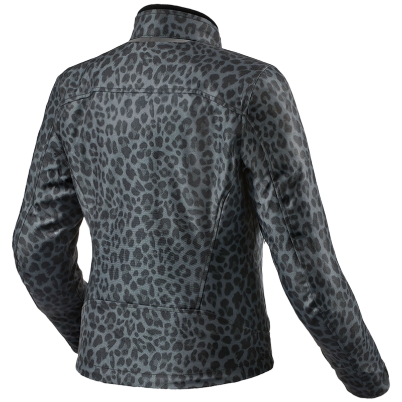 Chaqueta de moto Revit Shade H2O gris para mujer