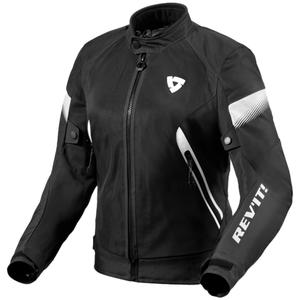 Chaqueta de moto para mujer Revit Control Air H2O Black and White