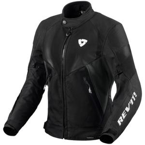 Chaqueta de moto Revit Control H2O para mujer negro-antracita