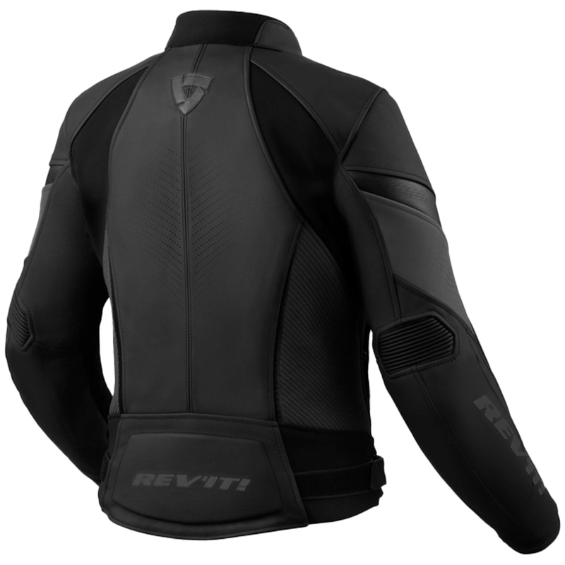 Chaqueta de piel Revit Xena 4 negro-antracita para mujer