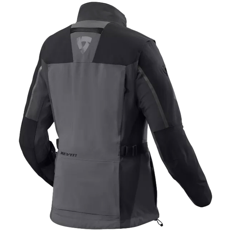 Chaqueta de moto para mujer Revit Lamina GTX gris-negro