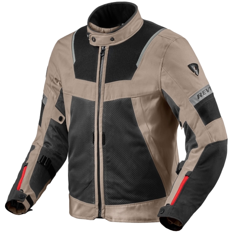 Chaqueta de moto Revit Tornado 4 H2O arena-negro