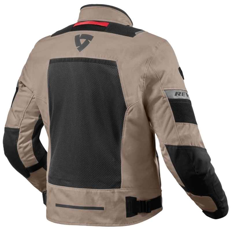 Chaqueta de moto Revit Tornado 4 H2O arena-negro