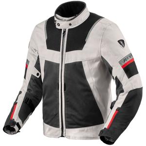 Chaqueta de moto Revit Tornado 4 H2O negro-plata