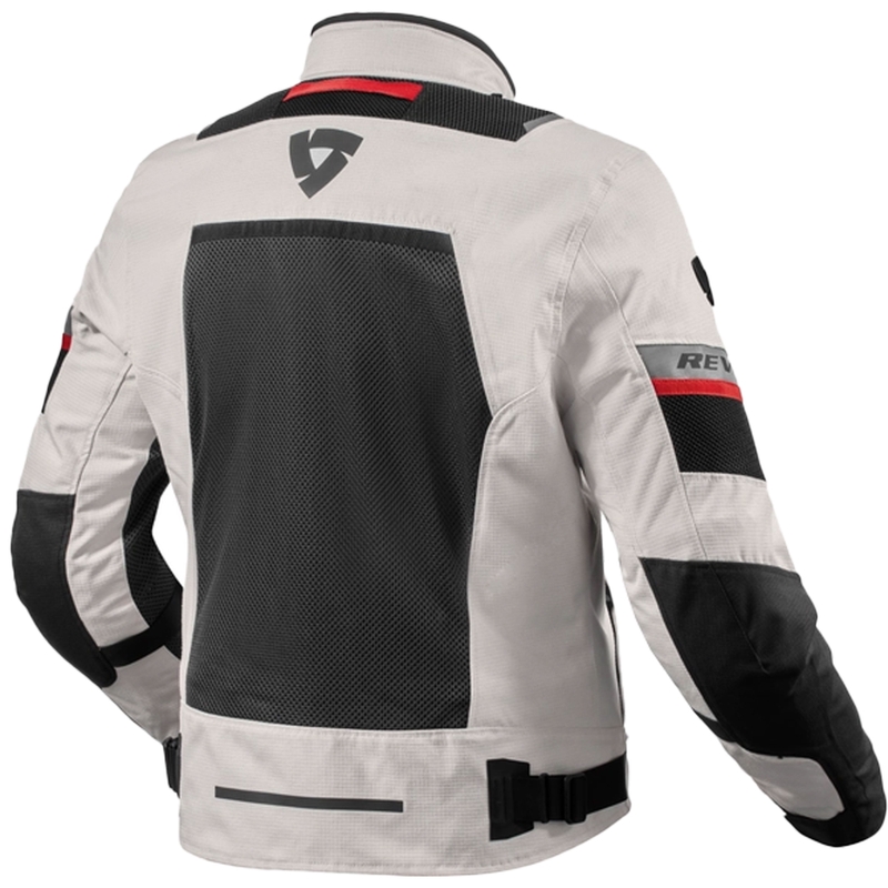 Chaqueta de moto Revit Tornado 4 H2O negro-plata