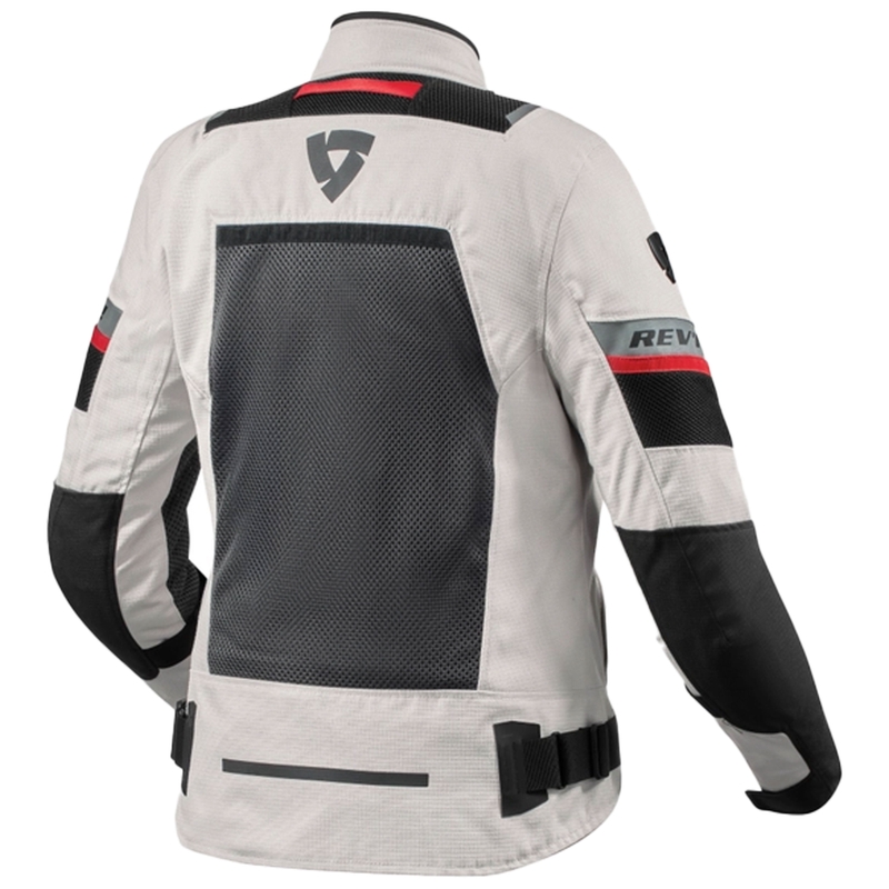 Chaqueta de moto para mujer Revit Tornado 4 H2O gris-negro