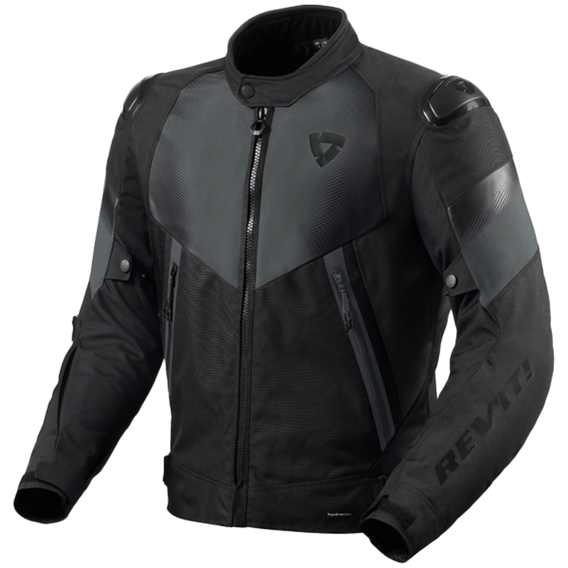 Chaqueta de moto Revit Control H2O negro-antracita