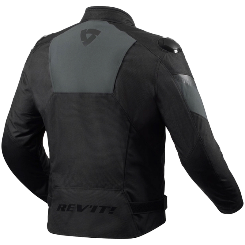 Chaqueta de moto Revit Control H2O negro-antracita