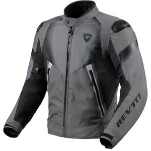Chaqueta de moto Revit Control H2O gris-negro