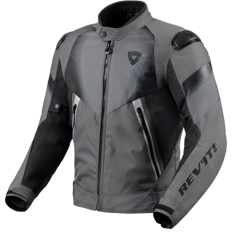 Chaqueta de moto Revit Control H2O gris-negro