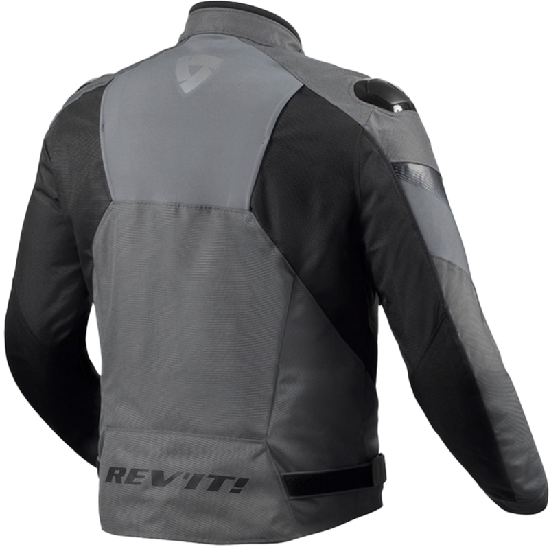 Chaqueta de moto Revit Control H2O gris-negro