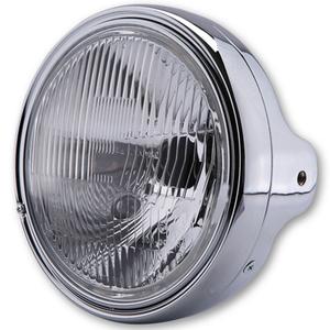 Faro delantero Highsider Smart LTD 7 con cristal grabado, cromado
