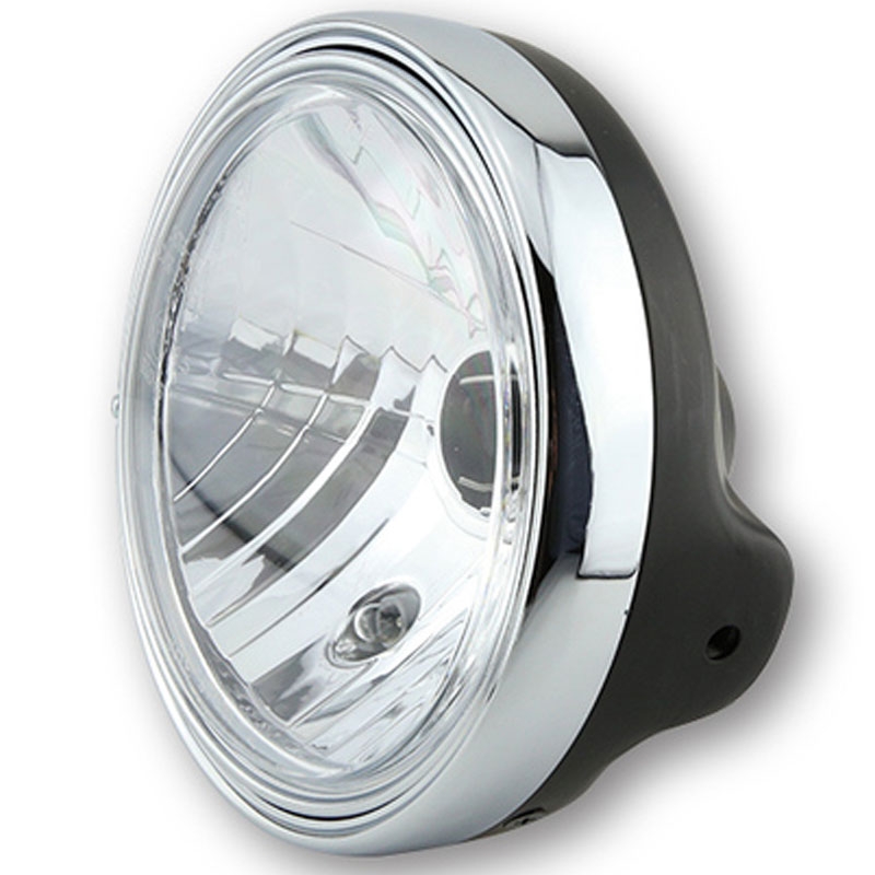 Faro delantero Highsider Smart LTD 7 con cristal transparente negro