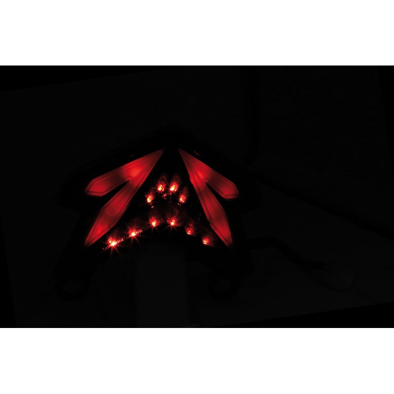 Luz trasera LED inteligente Highsider para motocicletas Kawasaki Ninja Zx-6 R y Z 800