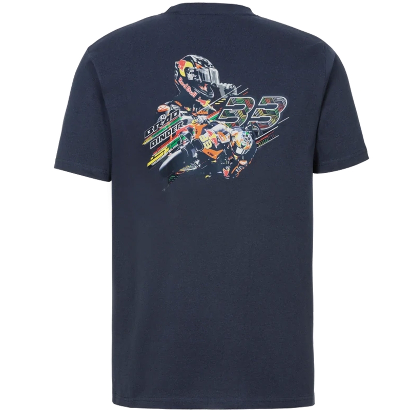 Camiseta KTM Brad Binder azul oscuro