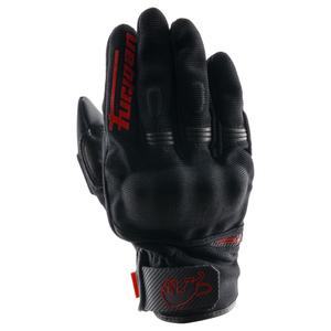 Guantes de moto Furygan Jet D3O Evo negro-rojo