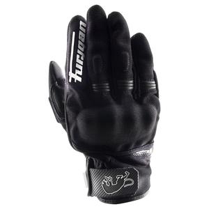 Guantes de moto Furygan Jet Lady D3O® Evo para mujer, color negro y blanco