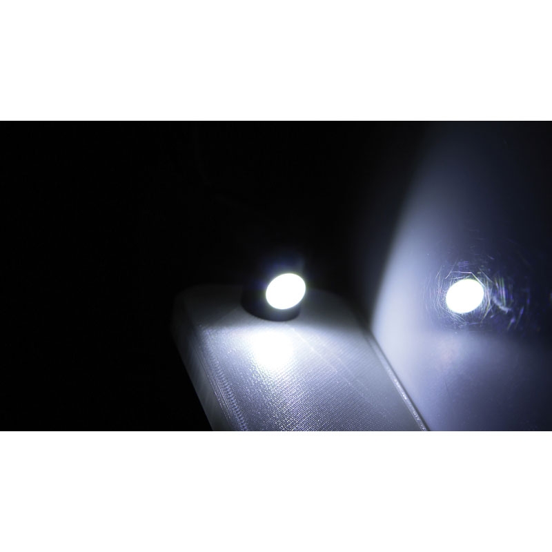 Luz de matrícula LED Highsider Smart negra