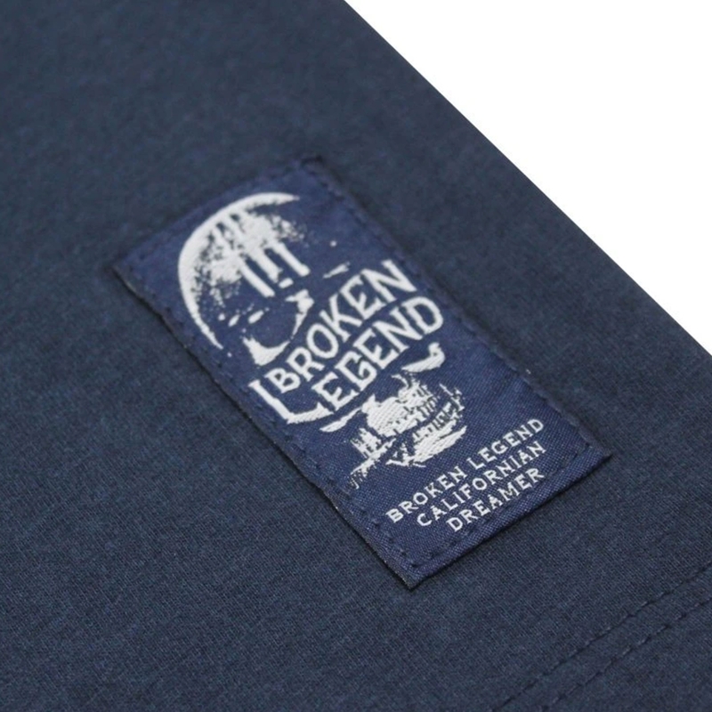 Camiseta Yakuza Premium Broken Legend - Finisher azul oscuro