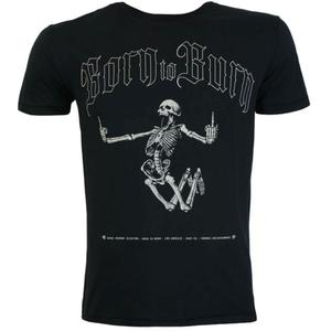 Camiseta Yakuza Premium Born to Burn - Los Ángeles negra
