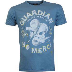 Camiseta azul Yakuza Premium Guardian No Mercy