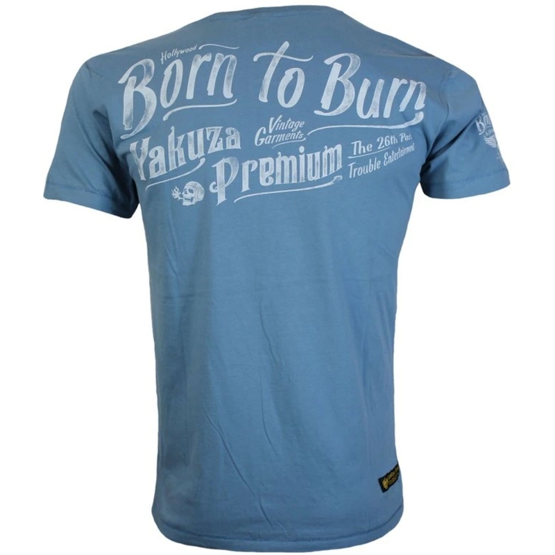 Camiseta azul Yakuza Premium Guardian No Mercy