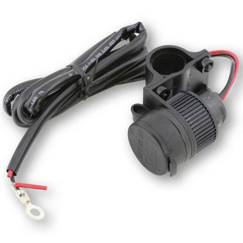 Toma USB inteligente Highsider de 2 vías 12 V, 3,3 A, también compatible con iPhone