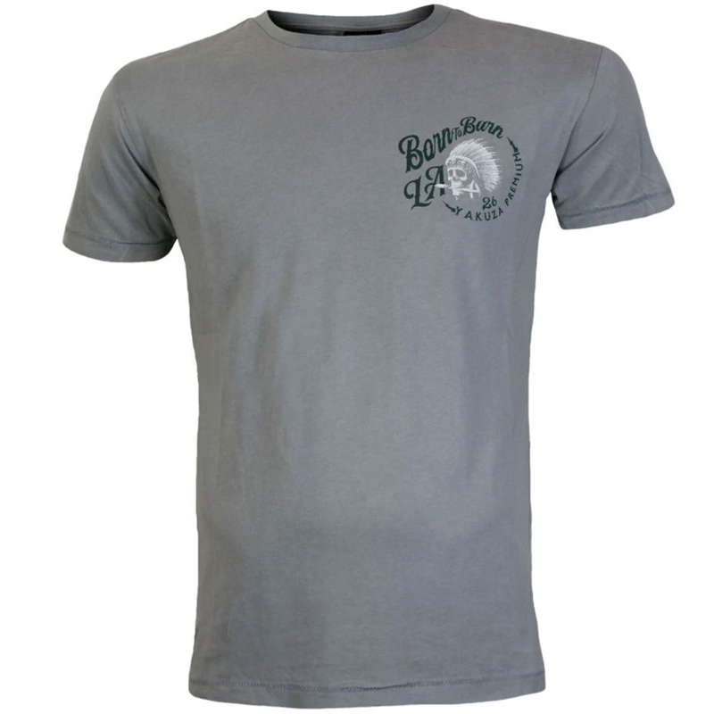 Camiseta Yakuza Premium Rude and Rough - Gris Los Ángeles