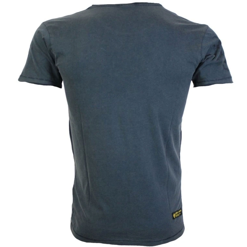 Camiseta Yakuza Premium Rude and Rough Born to Burn - Azul Los Ángeles
