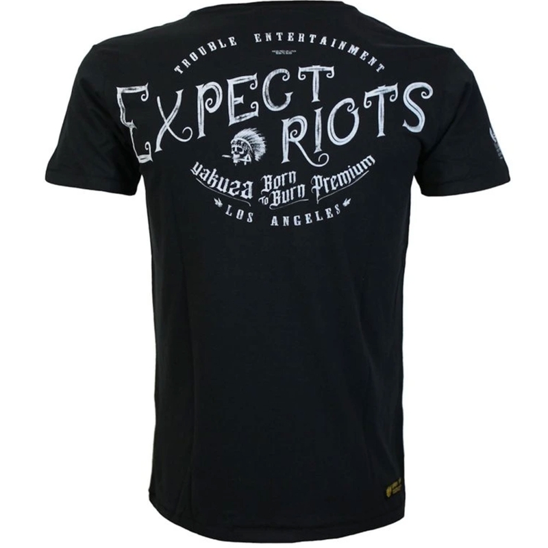 Camiseta Yakuza Premium Expect Riots - Los Ángeles negra