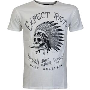 Camiseta Yakuza Premium Expect Riots - Los Ángeles blanca
