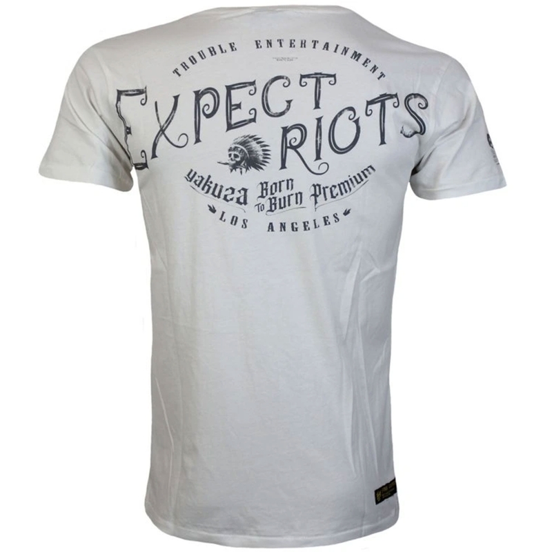 Camiseta Yakuza Premium Expect Riots - Los Ángeles blanca