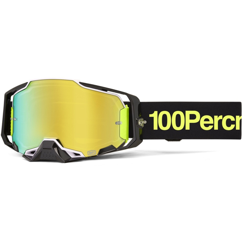 Gafas de motocross 100% Armega Orban con plexiglás dorado