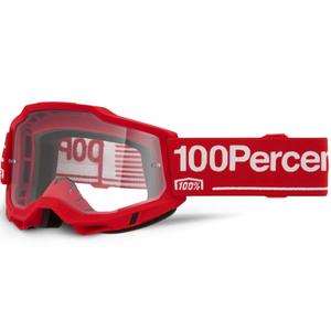 Gafas de motocross 100% Accuri 2 Wolg con plexiglás transparente