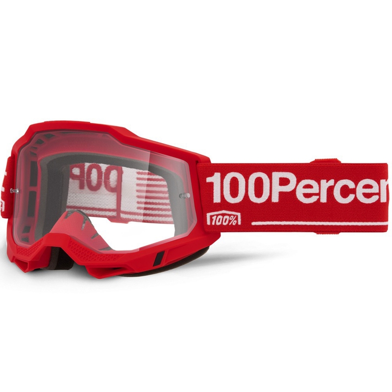 Gafas de motocross 100% Accuri 2 Wolg con plexiglás transparente