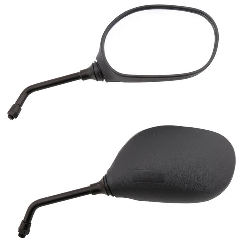Juego de espejos universales para motocicleta Highsider Smart en color negro