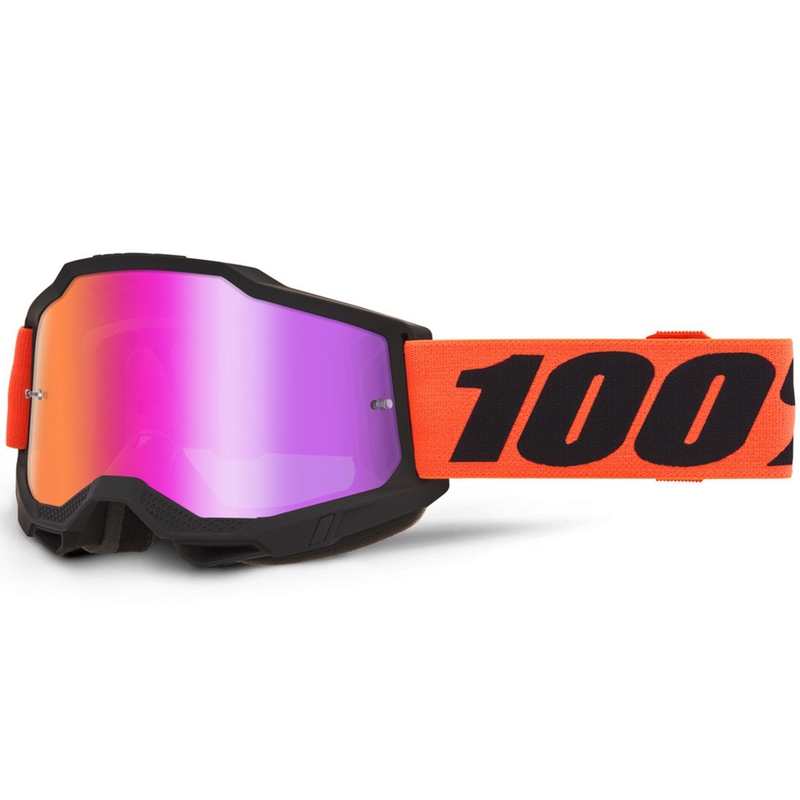 Gafas de motocross 100% Accuri 2 Ferran con plexiglás rojo