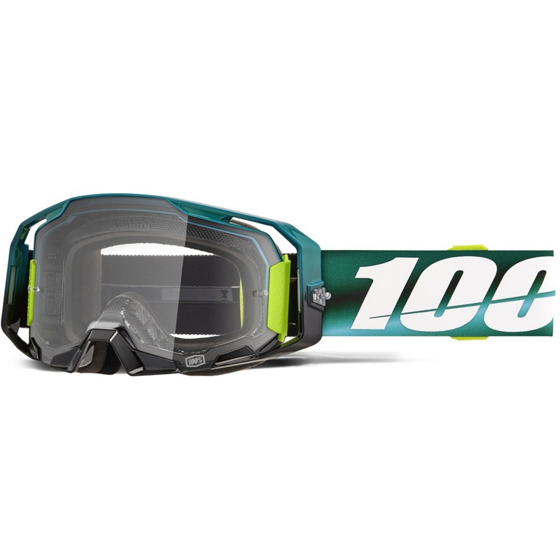 Gafas de motocross 100% ARmatic Polarity con plexiglás transparente