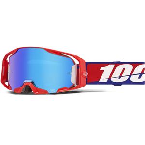 100% ARmatic Las mejores gafas de motocross con plexiglás azul