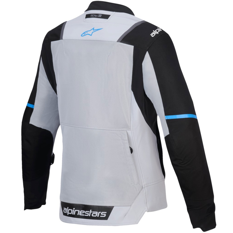 Chaqueta de moto para mujer Alpinestars Stella ST-2 Air gris claro-negro