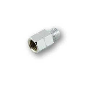 Adaptador para retrovisor inteligente Highsider de rosca derecha M10 a rosca izquierda M10 cromado