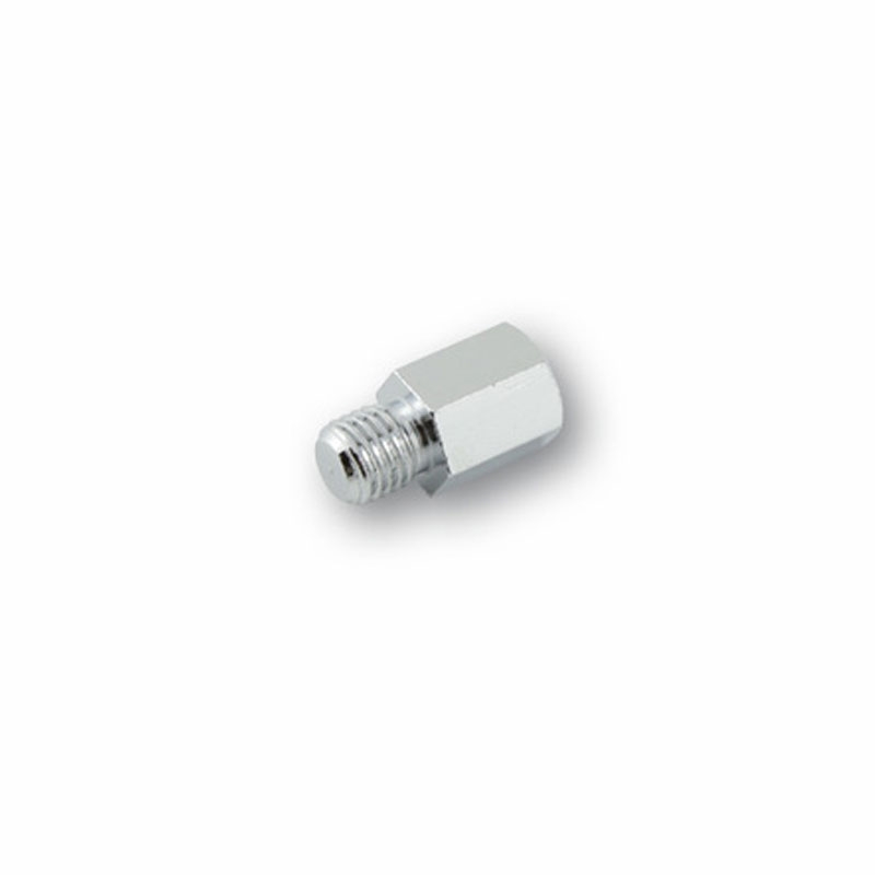 Adaptador para retrovisor Highsider Smart de rosca derecha M8 a rosca derecha M10, cromado
