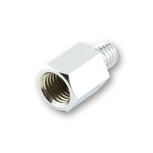 Adaptador para retrovisor Highsider Smart de rosca derecha M10 a rosca derecha M8 cromado