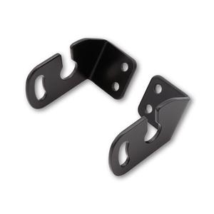 Soporte de intermitentes Highsider Pro original para matrícula de motocicletas Aprilia/BMW/Triumph/Yamaha, negro