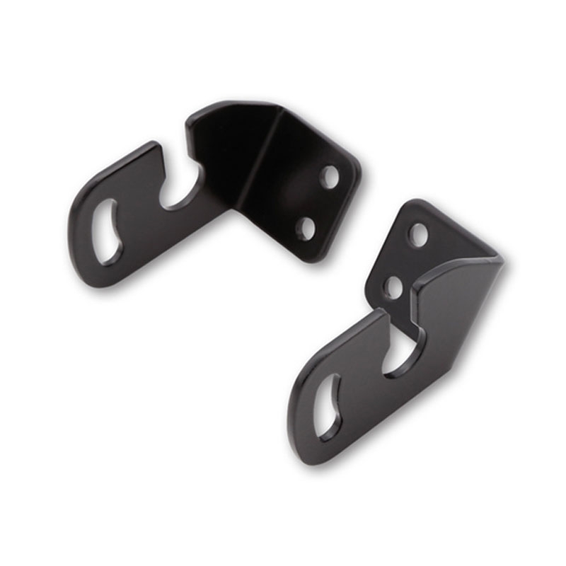 Soporte de intermitentes Highsider Pro original para matrícula de motocicletas Aprilia/BMW/Triumph/Yamaha, negro