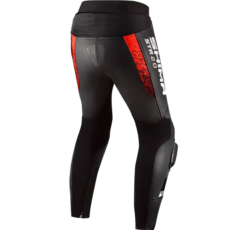 Pantalones de moto Shima STR 2.0 rojo fluorescente