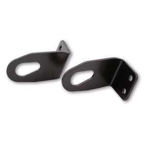 Soporte de intermitentes Highsider Pro original para matrícula de moto Ducati, color negro