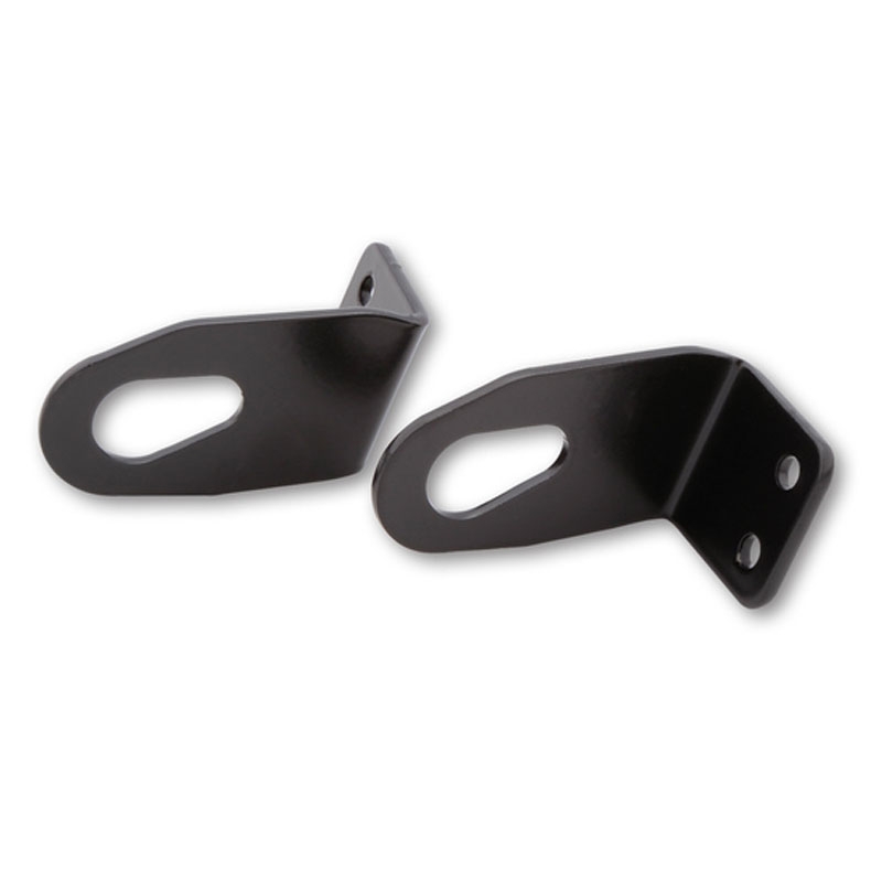 Soporte de intermitentes Highsider Pro original para matrícula de moto Ducati, color negro
